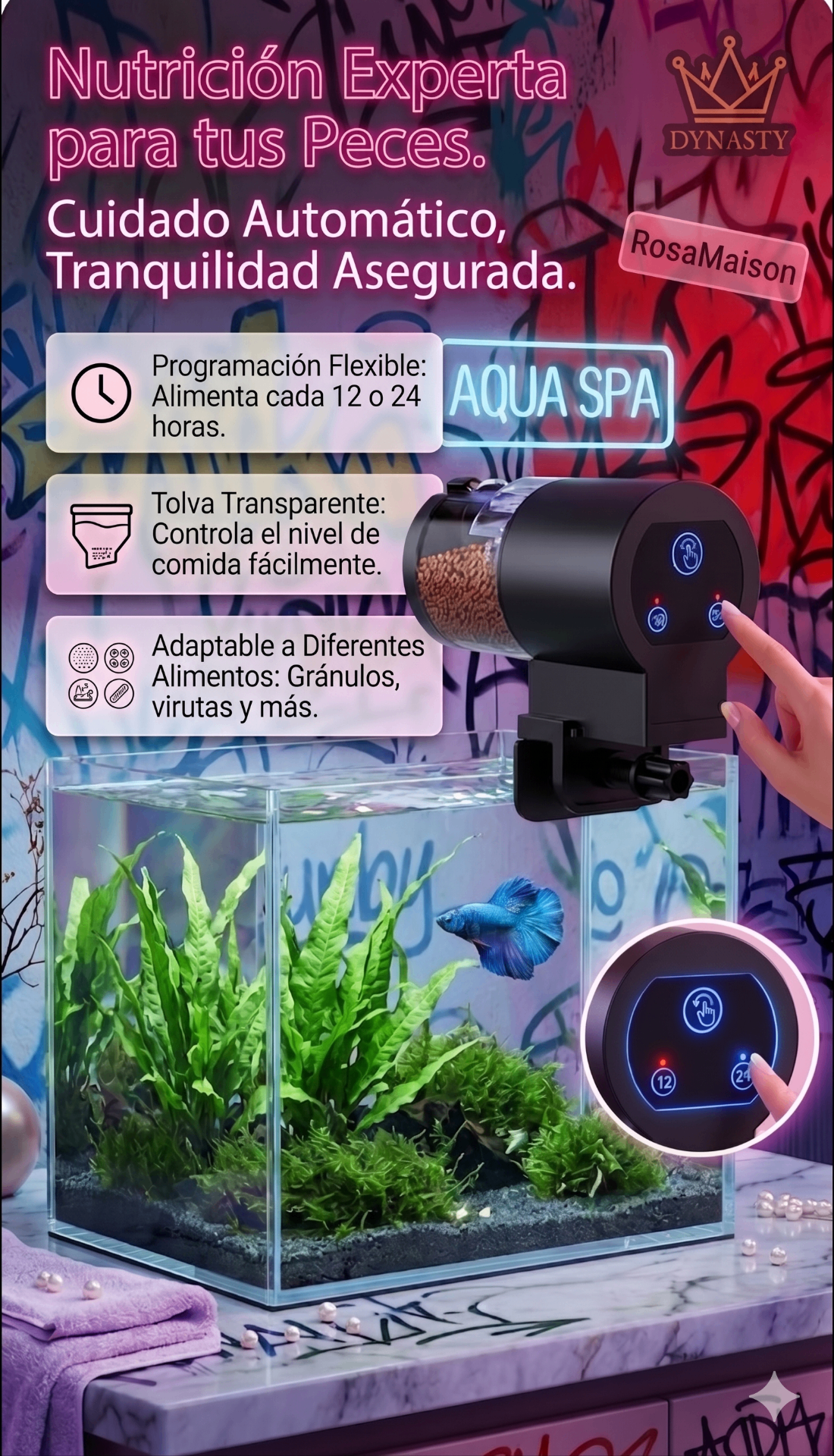 Alimentador Automático de Peces