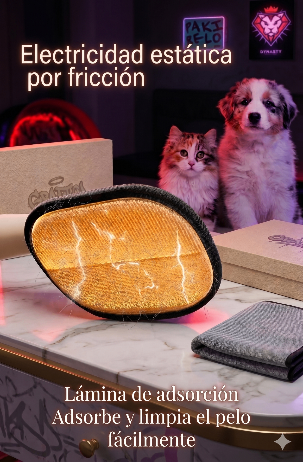 Guante Absorción Anti-Pelo